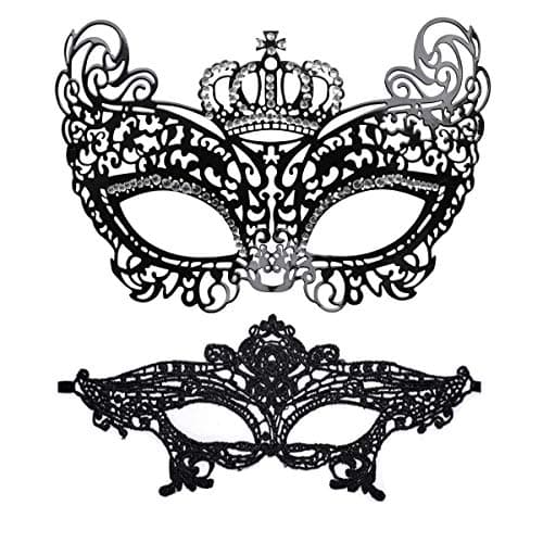 Glamorous Rhinestone Venetian Mask for Women