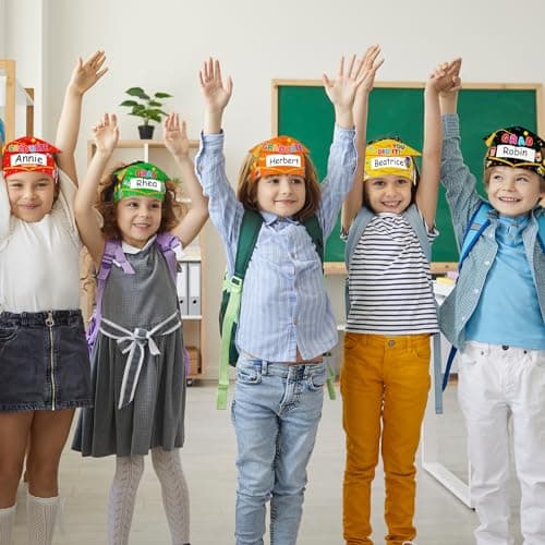 Faccito 9 Styles Preschool Graduation Crowns for Boys Girls Bulk Party Favors