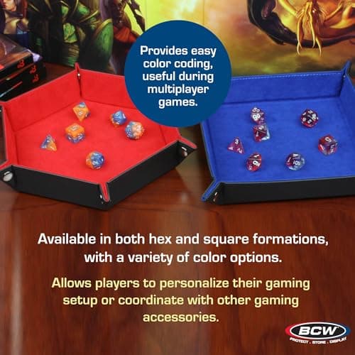 BCW Green 7x7 Inch Dice Tray for Dungeons and Dragons