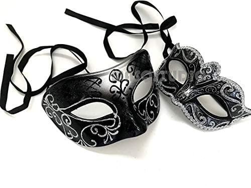 MasqStudio Couples Masquerade Ball Mask for Cosplay & Mardi Gras Prom