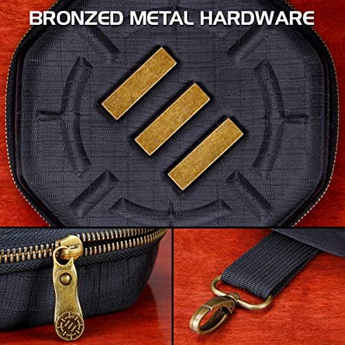 Rugged Black DND Dice Tray & Case for 150 D&D Shakers - Perfect for Game Night