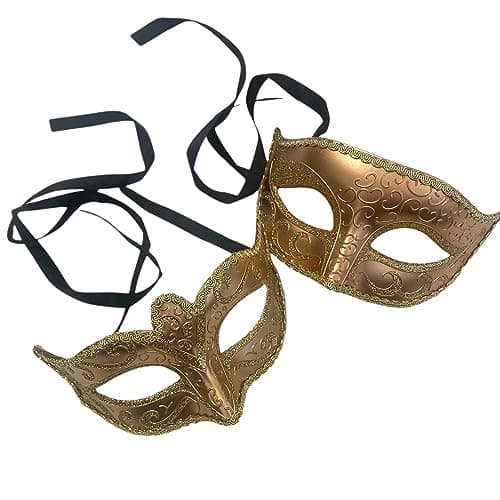 MasqStudio Couples Masquerade Ball Mask for Cosplay & Mardi Gras Prom
