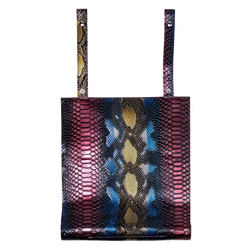Cusdie 2 in 1 Dice Mat & Holder - DND Compatible, Colorful Dragon Scale