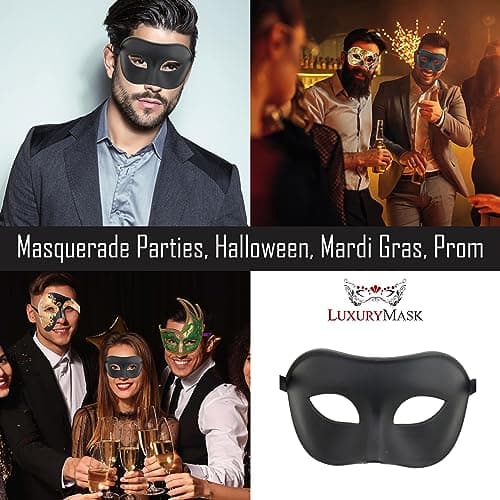 Antique Look Masquerade Mask for Men Halloween & Events