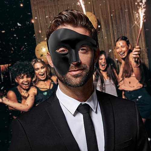 Thmyo Couple Venetian Masquerade Masks with Stick for Party Costumes