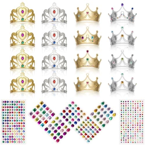 Foam Princess Crowns and Tiaras for Birthday Party Favors