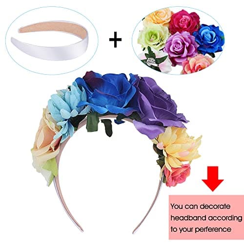 Satin Headbands Set, 12 Pieces, 1 Inch Wide, Colorful, Non-slip for Women and Girls