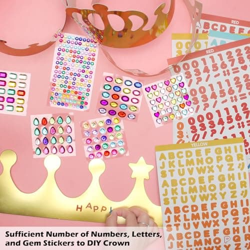 Paper Crown Set for Kids' DIY Party