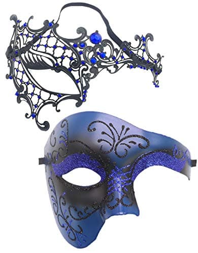 Coolwife Phantom of the Opera One-Eyed Masquerade Mask Costumes