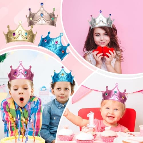 Foam Princess Crowns and Tiaras for Birthday Party Favors