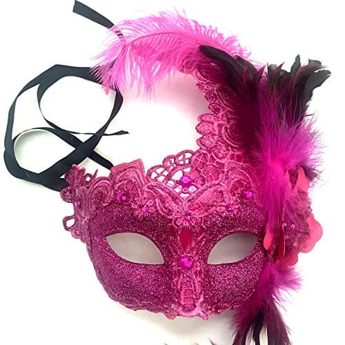 MasqStudio Brocade Lace Masquerade Mask for Mardi Gras & Parties