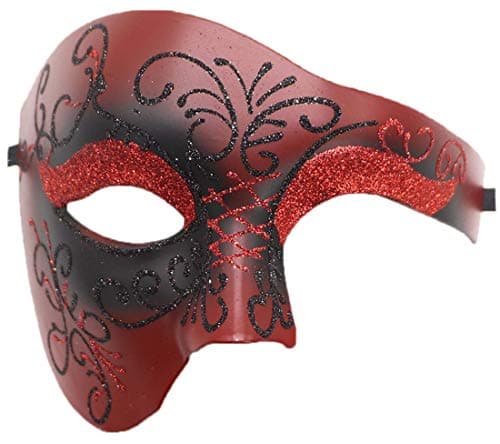 Coolwife Phantom of the Opera One-Eyed Masquerade Mask Costumes
