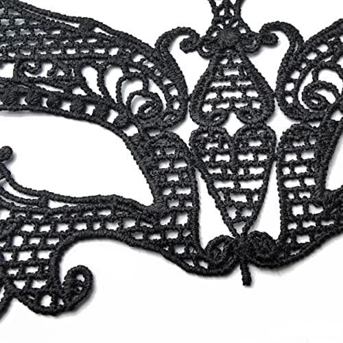 TIHOOD 30PCS Lace Mask for Halloween Masquerade Party Costume