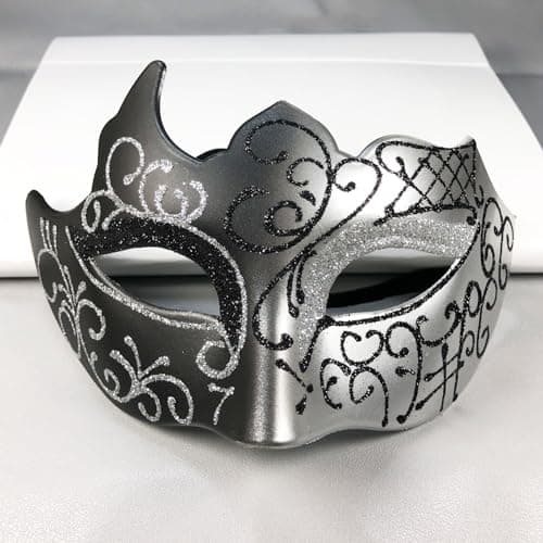 Masquerade Mask Set for Couple Mardi Gras & Halloween
