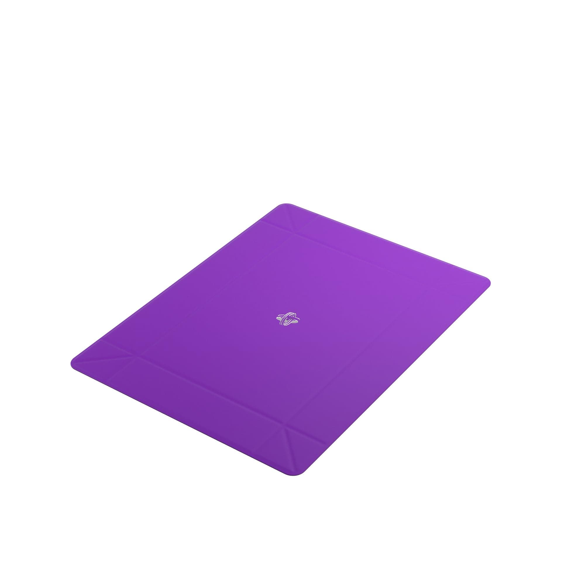 Rectangular Black/Purple Magnetic Dice Tray