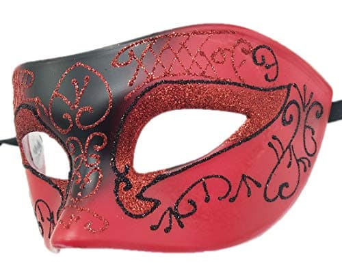 Coolwife Metal Venetian Masquerade Mask for Mardi Gras Party Evening Prom