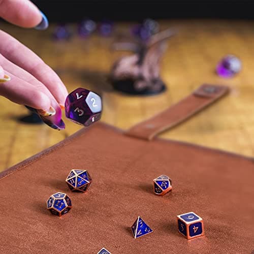 Civaner Brown & Black Dice Mat & Bag Christmas Game Accessories