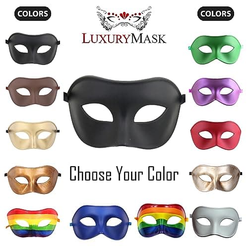 Antique Look Masquerade Mask for Men Halloween & Events
