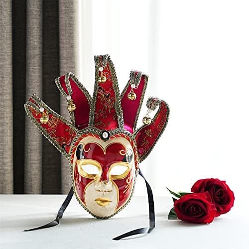 YU FENG Venetian Comedy Mask for Party and Halloween