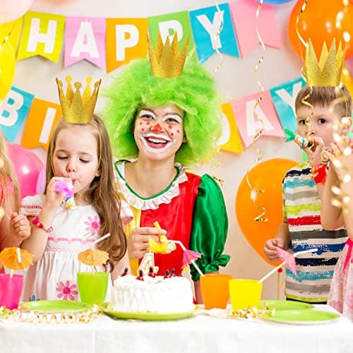 Crown Hats for Kids' Gold Party and Celebration