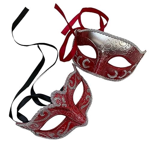 MasqStudio Couples Masquerade Ball Mask for Cosplay & Mardi Gras Prom