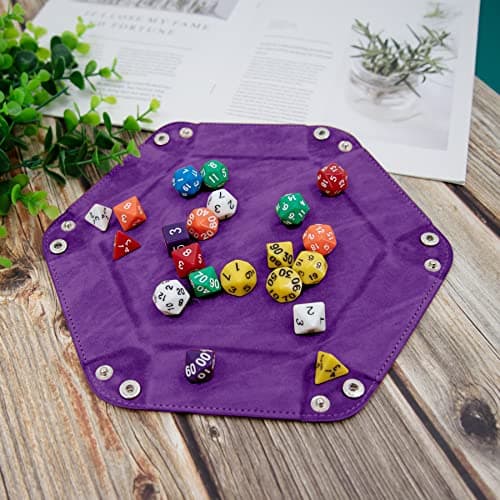 SIQUK Dice Tray for Dice Games