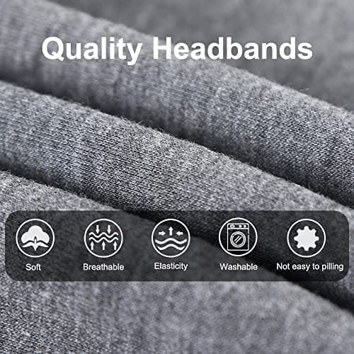 XTREND 4 Packs Wide Elastic Knotted Headbands Bohemian Style+='