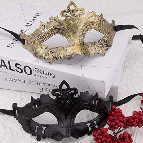 FEQO 64 Piece Vintage Venetian Masks for Women Men