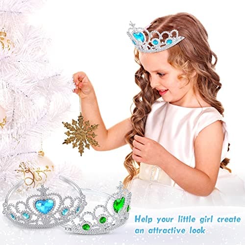 Assorted Color 72 Pcs Plastic Princess Crown Set Party Favor