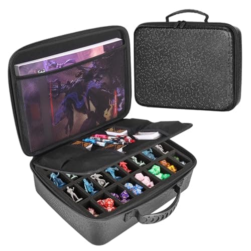 Dungeon Dice Tray Case - Green, Miniature Figurine Storage for D&D & MTG