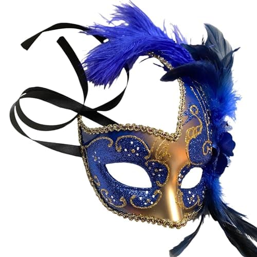 MasqStudio Brocade Lace Masquerade Mask for Mardi Gras & Parties
