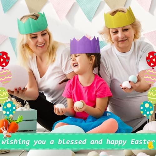 Fainne Tissue Paper Crowns Christmas Crackers for Family DIY Crafts