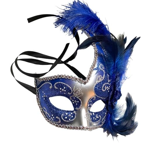MasqStudio Brocade Lace Masquerade Mask for Mardi Gras & Parties