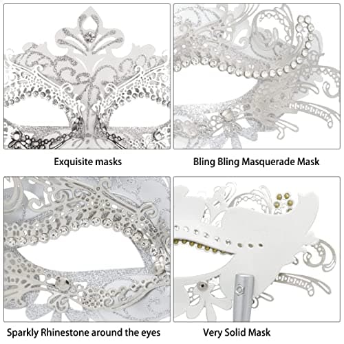 Coddsmz Venetian Mask for Women's Halloween Costume
