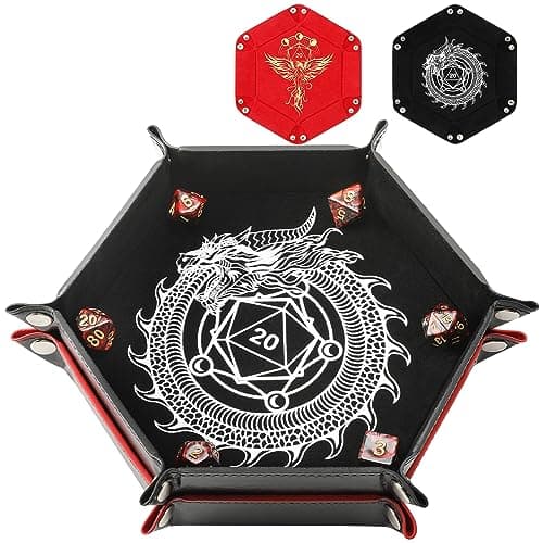 Portable Folding Dice Tray Set for RPG and Tabletop Gamers