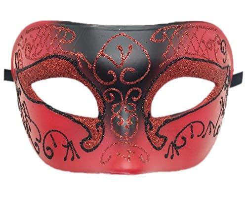 Coolwife Metal Venetian Masquerade Mask for Mardi Gras Party Evening Prom