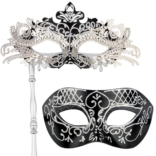 Hoshin Masquerade Mask for Women Couple Mardi Gras Decorations