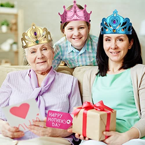23 Packs Foam Princess Crowns & Tiaras for Birthday Party Favors