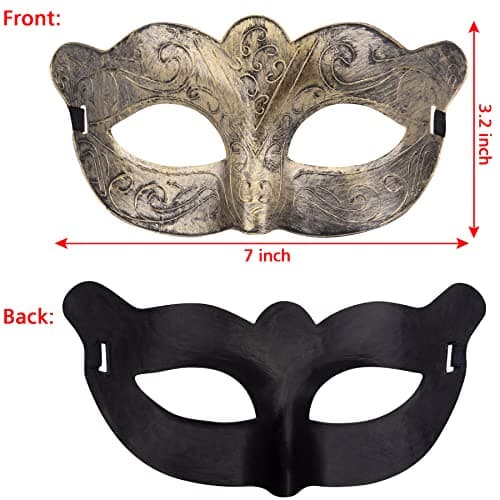 FEQO 64 Piece Vintage Venetian Masks for Women Men