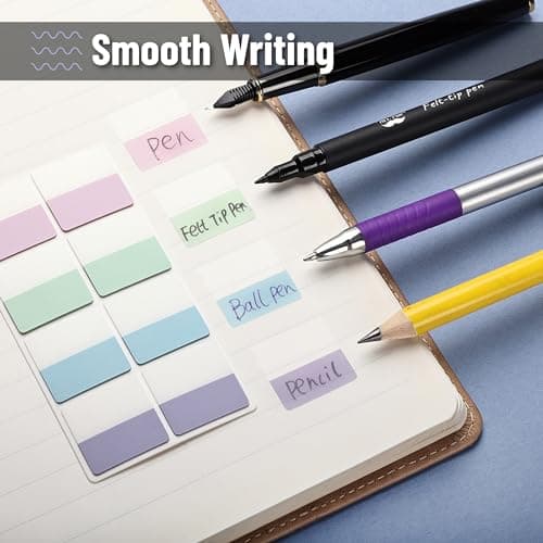 Mr. Pen 240 Pcs Pastel Sticky Index Tabs for Notebooks Binders Books