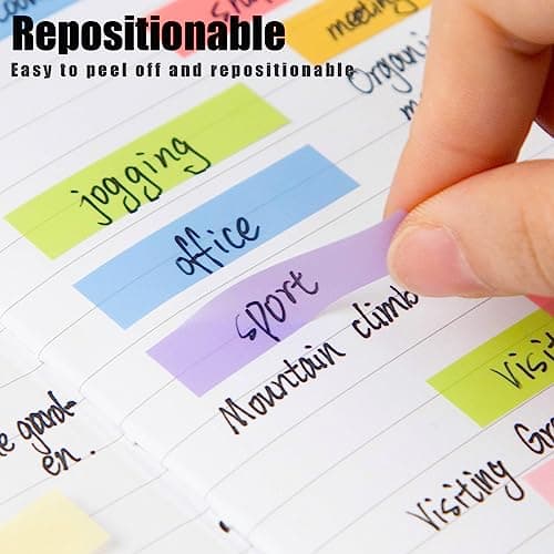 Koogel 2000PCS Writable Page Tabs for Notebooks & Annotation