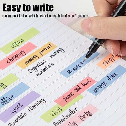 Koogel 2000PCS Writable Page Tabs for Notebooks & Annotation