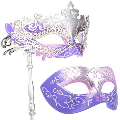 Hoshin Masquerade Mask for Women Couple Mardi Gras Decorations