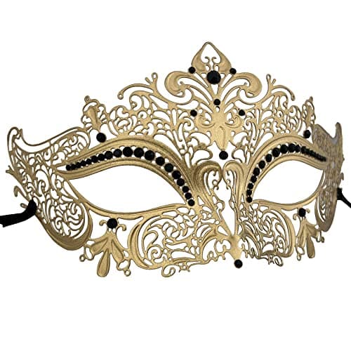 Couple's Gorgeous Venetian Masquerade Masks