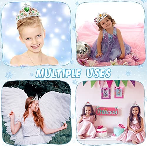Assorted Color 72 Pcs Plastic Princess Crown Set Party Favor