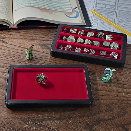 Forged Dice Co. Premium 3-Row Dice Case - Red