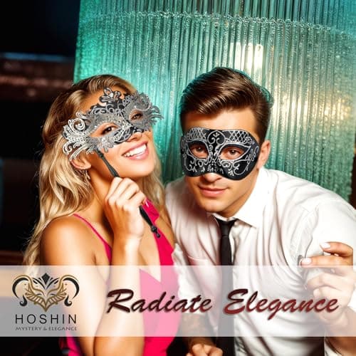 Hoshin Masquerade Mask for Women Couple Mardi Gras Decorations