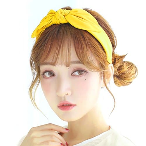 Solid Color Women's Hair Bands Bows & Knots 10pc Set