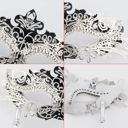 Hoshin Masquerade Mask for Women Couple Mardi Gras Decorations