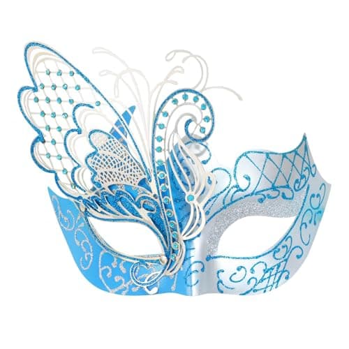 Coddsmz Mysterious Venetian Butterfly Lady Masquerade Mask for Halloween Party Evening Prom Ball